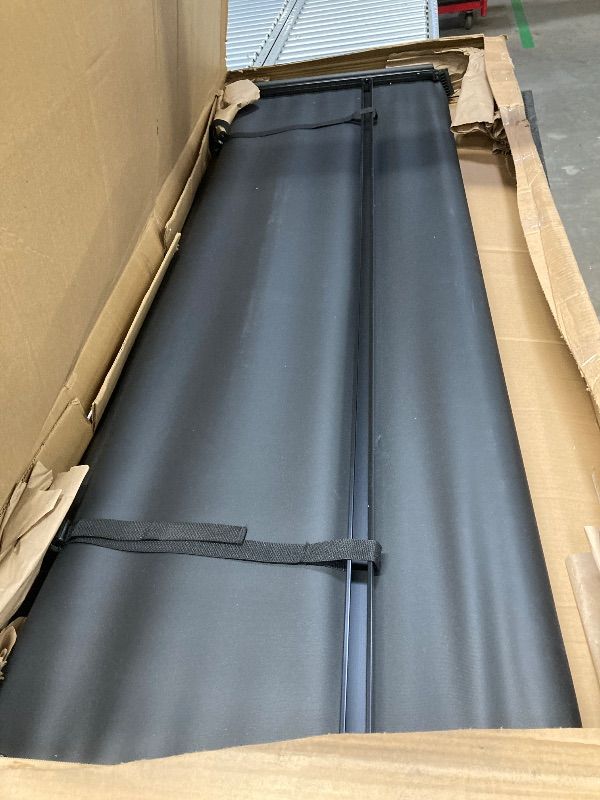 Photo 1 of ***It is used, it is missing a part, it is not known if it works 100%.***for Ford for F150 2015-2022 5.5Ft 4-Fold Soft Truck Bed Tonneau Cover Rear Upper Black