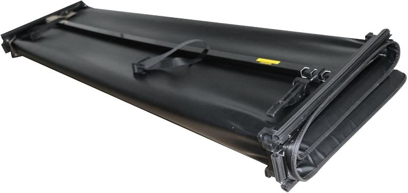 Photo 1 of ***It is used, it is missing a part, it is not known if it works 100%.***for Ford for F150 2015-2022 5.5Ft 4-Fold Soft Truck Bed Tonneau Cover Rear Upper Black