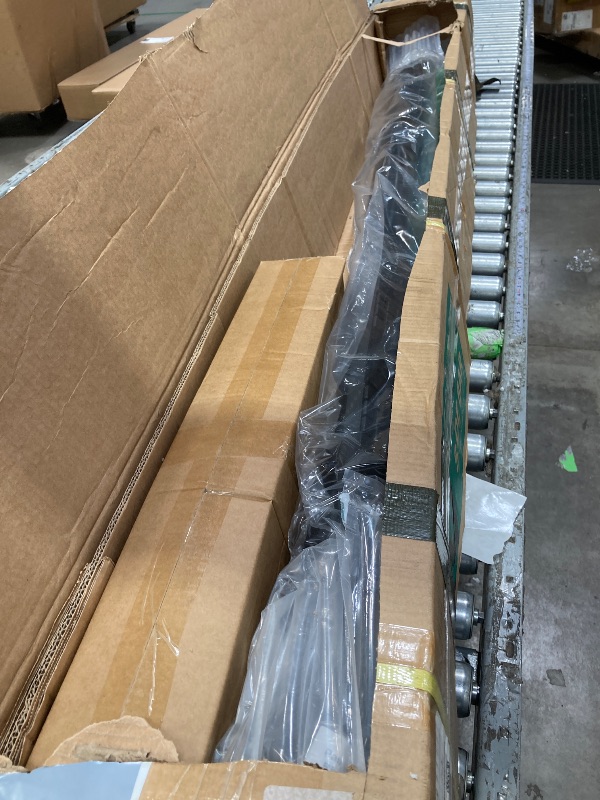 Photo 1 of ****It is used, it is missing a part, it is not known if it works 100%.***YHTAUTO 3 Inch Running Boards Side Steps Compatible with Jeep Grand Cherokee L 2021-2025, SUV, Round Carbon Steel Black Powder, Cab Side Step Rails Off-Road Exterior Accessories, Se