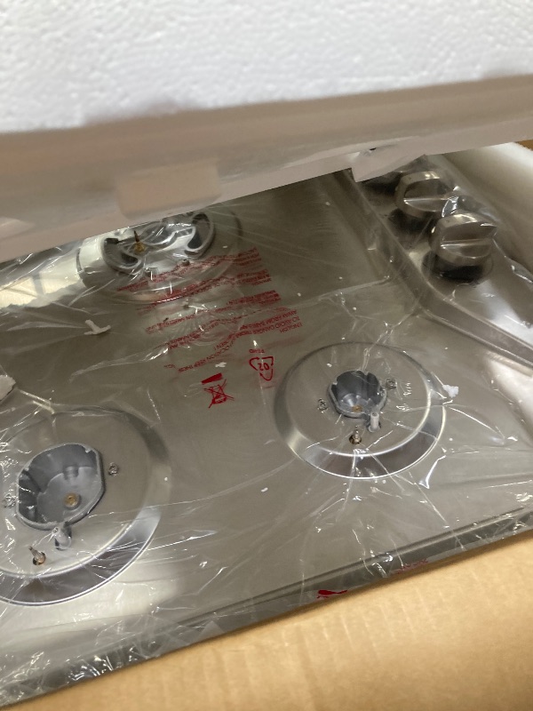 Photo 1 of **used missing parts**** GASLAND 30 Inch Gas Cooktop, PRO GH3305SF 5 Burner Propane Stovetop with Reversible Cast Iron Grill/Griddle, Gas Countertop Plug-in, NG/LPG Convertible Cooktops, Stainless Steel