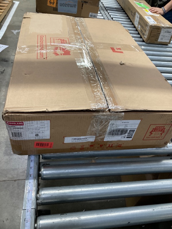 Photo 1 of **used missing parts**** GASLAND 30 Inch Gas Cooktop, PRO GH3305SF 5 Burner Propane Stovetop with Reversible Cast Iron Grill/Griddle, Gas Countertop Plug-in, NG/LPG Convertible Cooktops, Stainless Steel