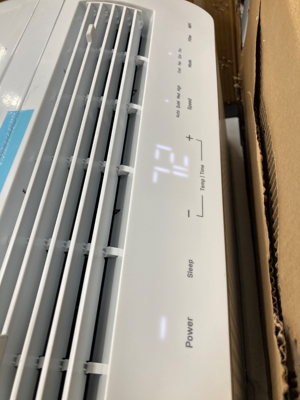 Photo 1 of ***It is used, it was connected and works normally, it has a small dent on one side.***GE Profile ClearView Window Air Conditioner Unit, 8,300 BTU, U-Shaped Adjustable Depth, Energy Efficient Cooling up to 350 sq ft., Ultra Quiet, SMART Home Capable, Incl