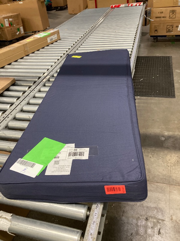 Photo 1 of ***used ***YEERSWAG inch Outdoor Chair Cushions Bench Cushion Patio Chair Cushions Non Slip Removable Anti-fading Water Resistant Garden Loveseat Cushion with Handl