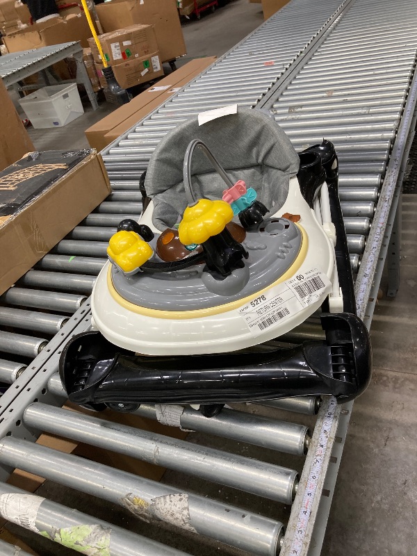 Photo 1 of ***It is used, it is similar, it is broken on the top part of the game, it is missing pieces****Baby Walker, 5-in-1 Baby Walkers for Boys and Girls 6-12 Months with Bouncer, Removable Footrest, Feeding Tray & Music, Foldable & Adjustable Activity Walker f