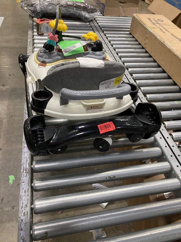 Photo 1 of ***It is used, it is similar, it is broken on the top part of the game, it is missing pieces****Baby Walker, 5-in-1 Baby Walkers for Boys and Girls 6-12 Months with Bouncer, Removable Footrest, Feeding Tray & Music, Foldable & Adjustable Activity Walker f