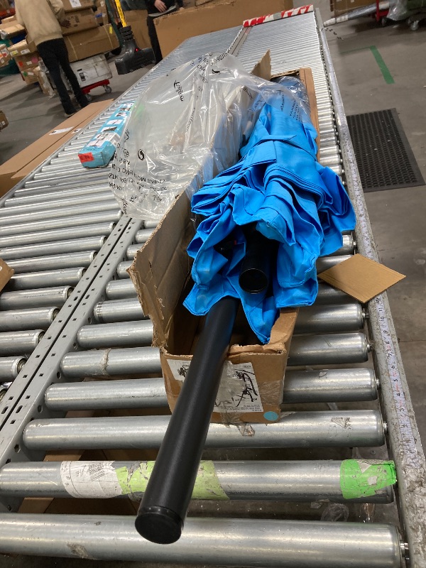 Photo 1 of ***It is used, it is missing parts and it is not known if it works at 100%.***Canopy Material: 220g/sqm Polyester Pole Material: Stainless Steel Light Type: Solar-powered pre-installed LED Canopy Durability: Fade Resistant; Water Resistant; UV Resistant U