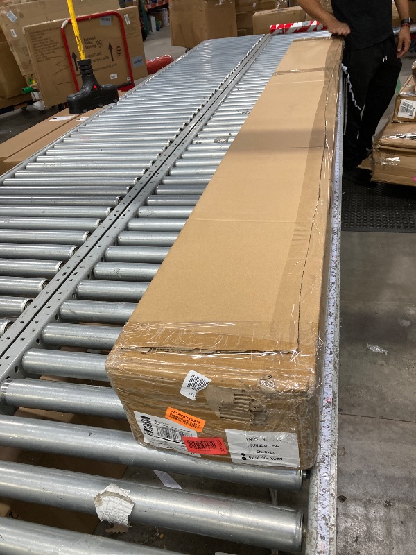 Photo 1 of ***It is used, it is missing parts and it is not known if it works at 100%.**EaseLife 48in x 96in Sliding Barn Door with 8FT Barn Door Hardware Kit & Handle Included,DIY Assemblely,Easy Install,Apply to Interior Rooms & Storage Closet,K-Frame