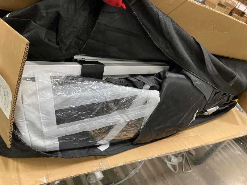 Photo 1 of ***IT IS USED, IT IS MISSING PARTS AND IT IS NOT KNOWN IF IT WORKS AT 100%**HOTEEL Pop up Canopy Tent 10x10 Commercial Instant Canopy with 4 Sidewalls & Carry Bag,Portable Tent for Parties Beach Camping Party Event Shelter Sun Shade,Black