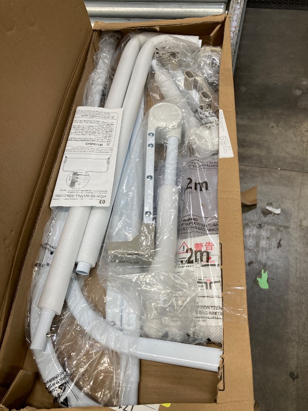 Photo 1 of ***IT IS USED, IT IS MISSING A PART AND IT IS NOT KNOWN IF IT WORKS AT 100%**VIKUA 46in Baby Safety Rails Height Adjustable Bed Guardrail for Toddlers Single Piece