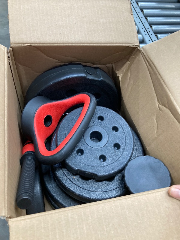 Photo 1 of ***IT IS USED. IT IS MISSING A PART AND IT IS NOT KNOWN IF IT WORKS AT 100%***FitRx SmartBell Gym, 100lbs. Adjustable Dumbbells, Kettlebells and Barbell Weight Set, Metal Barbell