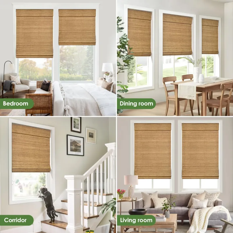 Photo 1 of 
Hero image 0 of LazBlinds Cordless Bamboo Roman Shades, Privacy Blinds for Interior Windows, Room Darkening Roll Up Bamboo Blinds for Home & Patio, 31" W x 64" H, Eastfield Teak, 0 of 6




Visit the LazBlinds Store
LazBlinds Cordless Bamboo Roman Shades