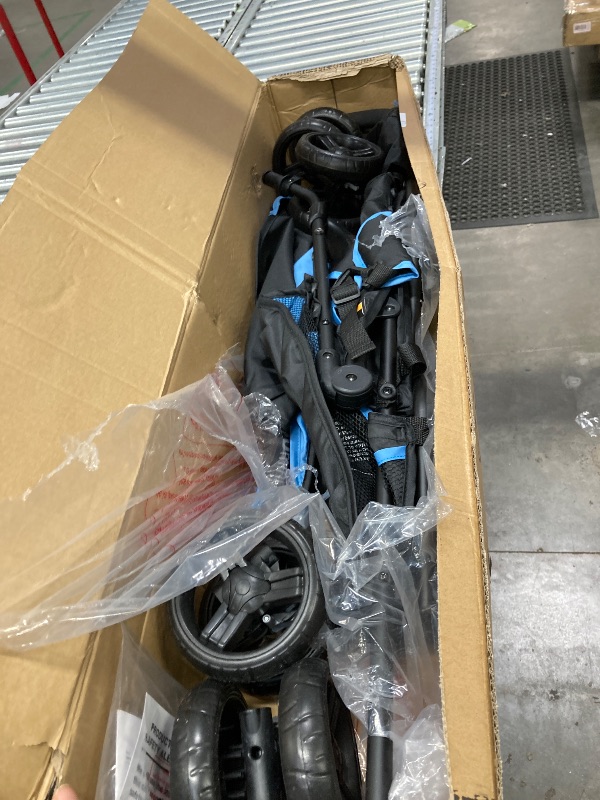 Photo 1 of ***It is used and is missing parts and it is not known if it works at 100% Ingenuity 3D Mini Convenience Stroller – Lightweight Stroller with Compact Fold, Multi-Position Recline, Canopy with Pop Out Sun Visor – Umbrella Stroller for Travel & More, Blue/