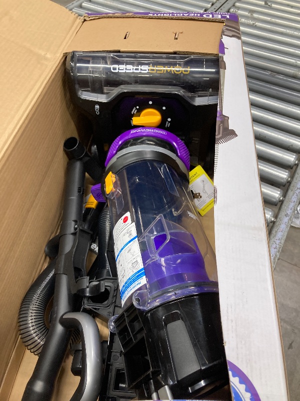 Photo 1 of ***It is used and is missing parts and it is not known if it works at 100%.**Eureka Powerful Lightweight Upright Vacuum Carpet and Floor, PowerSpeed NEU202 with Automatic Cord Rewind, Purple
