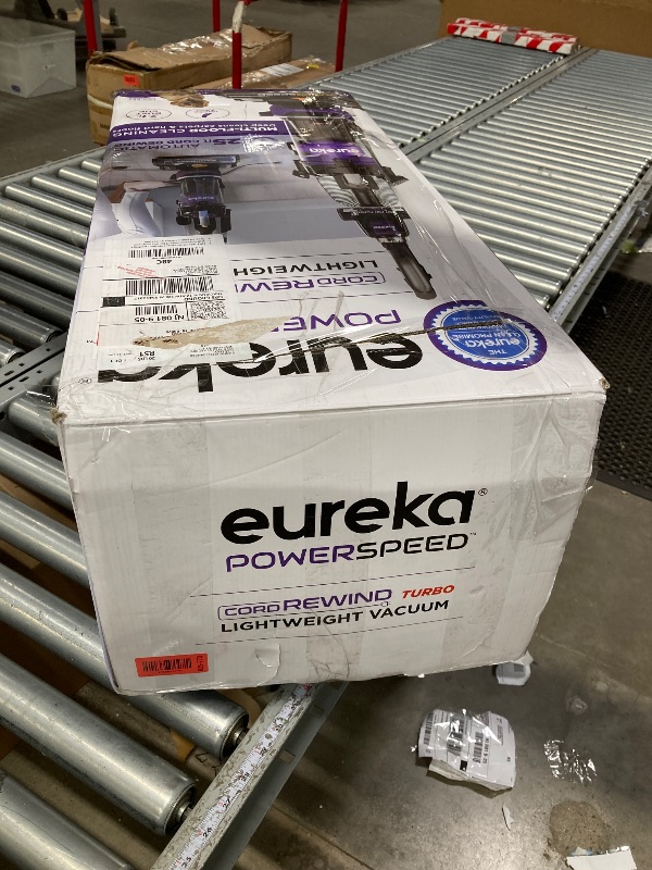 Photo 1 of ***It is used and is missing parts and it is not known if it works at 100%.**Eureka Powerful Lightweight Upright Vacuum Carpet and Floor, PowerSpeed NEU202 with Automatic Cord Rewind, Purple