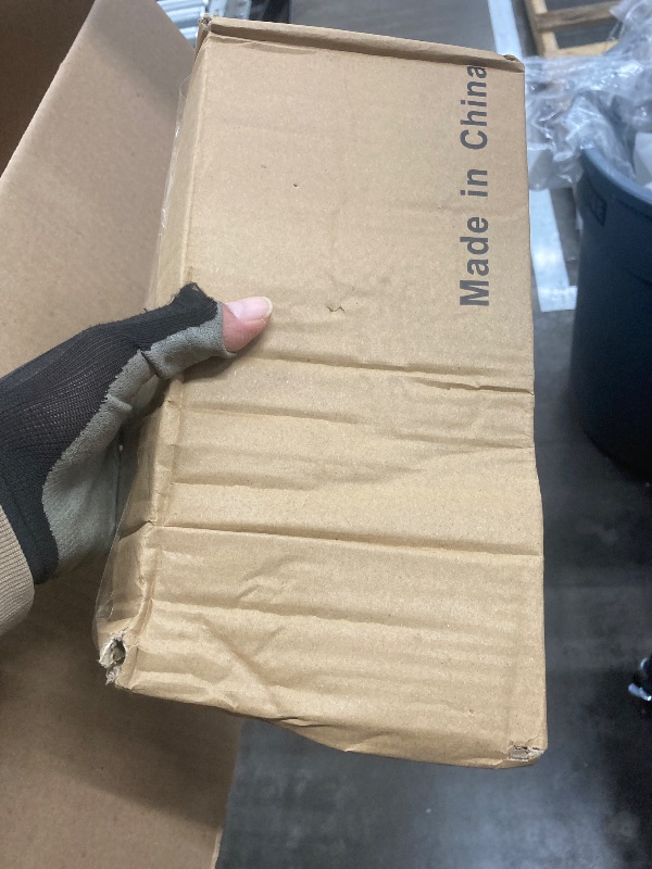 Photo 1 of **MISSING ONE***MyGift Assorted Artificial Succulent Plants - Decorative Fake Desert Plants with Pebble Fillers in White Ceramic Pots with Bamboo Saucers, Set of 3