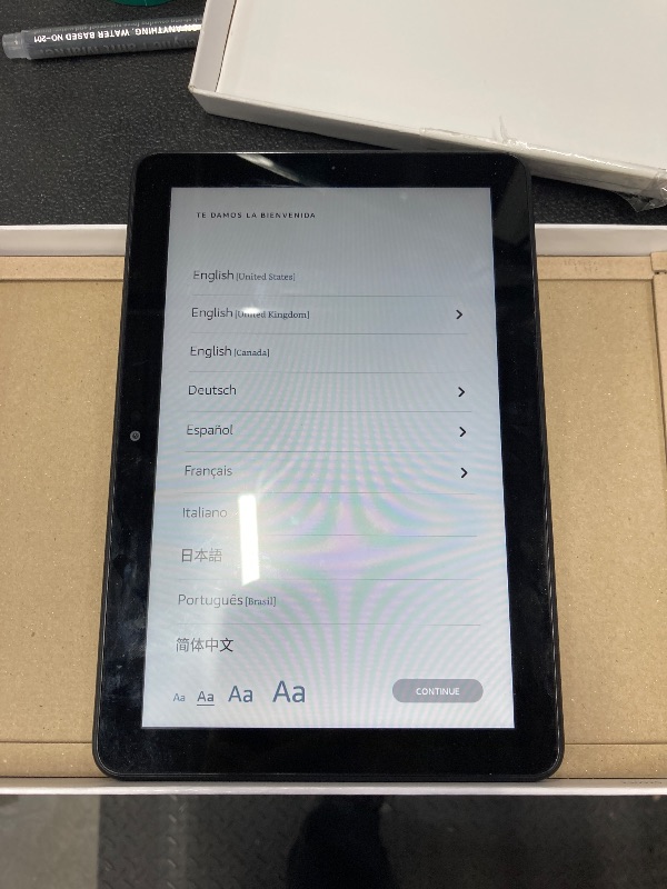 Photo 1 of ****THIS IS ONLY THE TABLET, THERE ARE NO ACCESSORIES ***Amazon Fire HD 8 tablet (newest model), 8” HD Display, 3GB memory, 32GB, designed for portable entertainment, Black