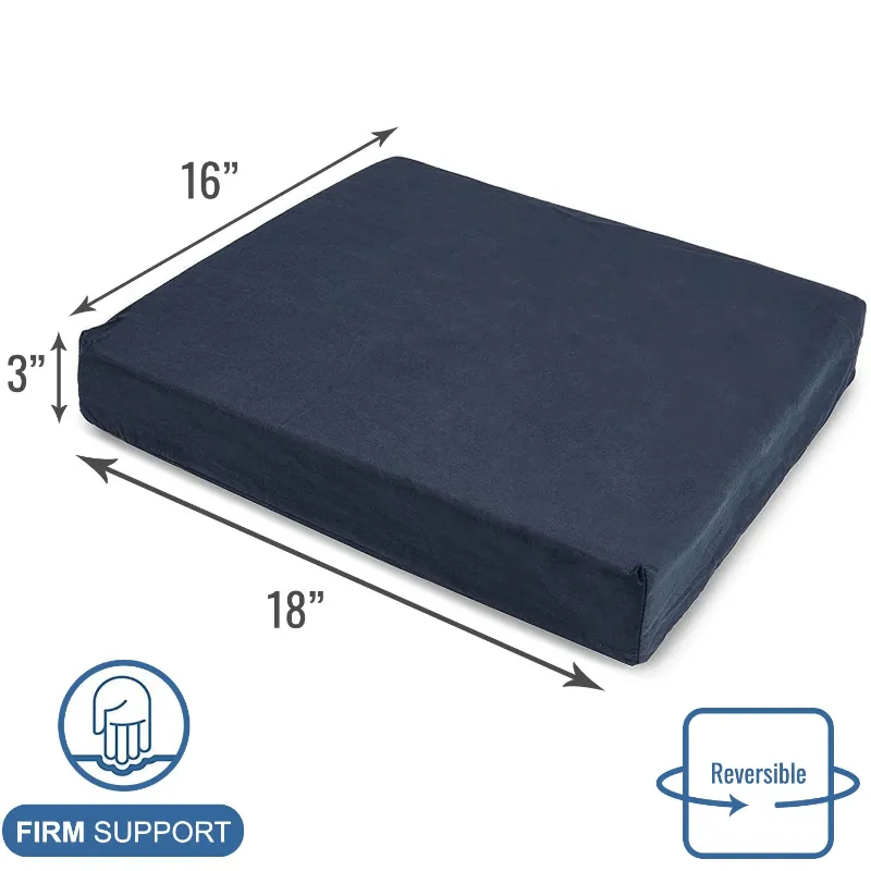 Photo 1 of 
DMI 3 inch Seat Cushion for Office Chair, Wheelchair, Scooter, Car, Kitchen – Reduces Back, Tailbone & Sciatica Pressure, FSA HSA Eligible
