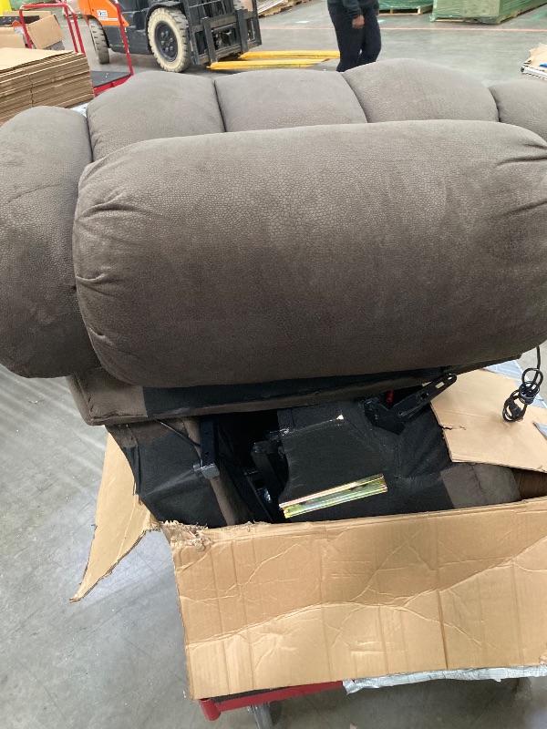 Photo 1 of ***(PARTS ONLY -SELLING AS IS )***
JONPONY Power Lift Recliner Chair Recliners for Elderly with Heat and Massage Recliner Chair for Living Room with Infinite Position and Side Pocket,USB Charge Port,Brown
***(BOX RIPPED/TORN-DO NOT WORK)***