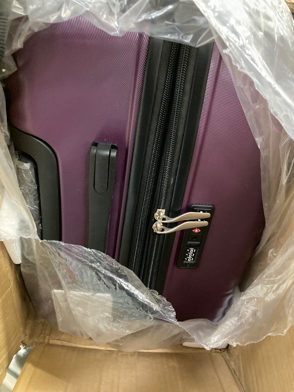 Photo 1 of 10 Piece Luggage Set, Lightweight Suitcase Set with 7PCS Organizer Bags, Suitcase with TSA Lock Spinner Wheels, Purple
