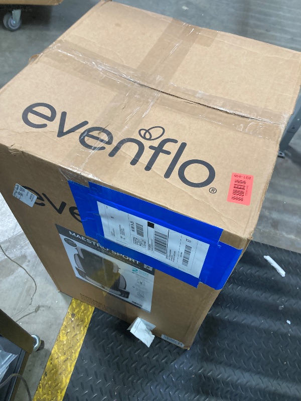 Photo 1 of   ** VERY USED ***Evenflo High-Back Booster Car Seat with Harness, 22 to 110lbs, Maestro Sport, Granite Gray