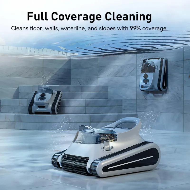 Photo 1 of (2024 New)Seauto Crab Cordless Robotic Vacuum Automatic Pool Cleaner with Path Planning,For Inground & Above Ground Swimming Pools
