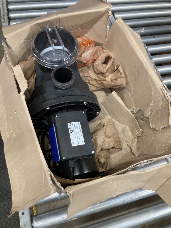Photo 1 of 1.1 HP in/Above Ground Pool Pump, 115V, 3962 GPH, Energy Efficient, High Flow, Powerful Self Primming Swimming Pool Pumps with Filter Basket