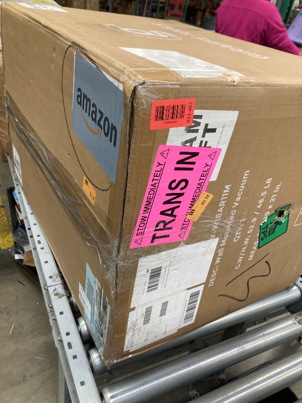 Photo 1 of ***(MISSING PART -SELLING AS IS )***
Giraffe Tools Grandstorm Retractable Vacuum Cleaner Wall-Mounted, Shop Wet Dry Vacuum Cleaner with 6 Nozzles for Car Detailing Remote Control Garage Vacuum, Grey