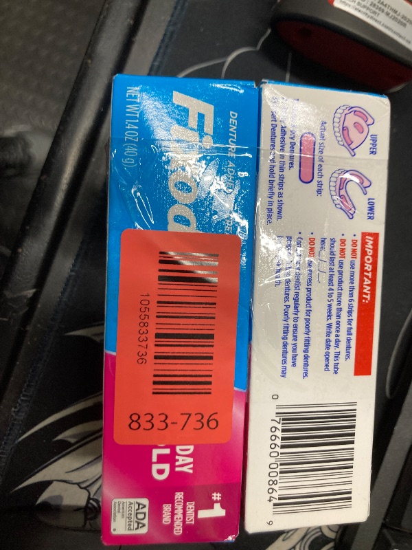 Photo 1 of ** 4 **Fixodent Denture Adhesive Cream Original Original - 1.4 oz