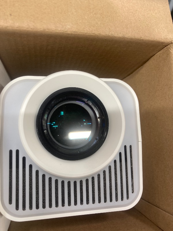 Photo 1 of [Netflix-Licensed] Magcubic Mini Projector with Wifi and Bluetooth, Built-in Android 13, Portable Smart 1080P Projector with 4K Support, Auto Keystone, Voice Control, HY320 NTV (White)