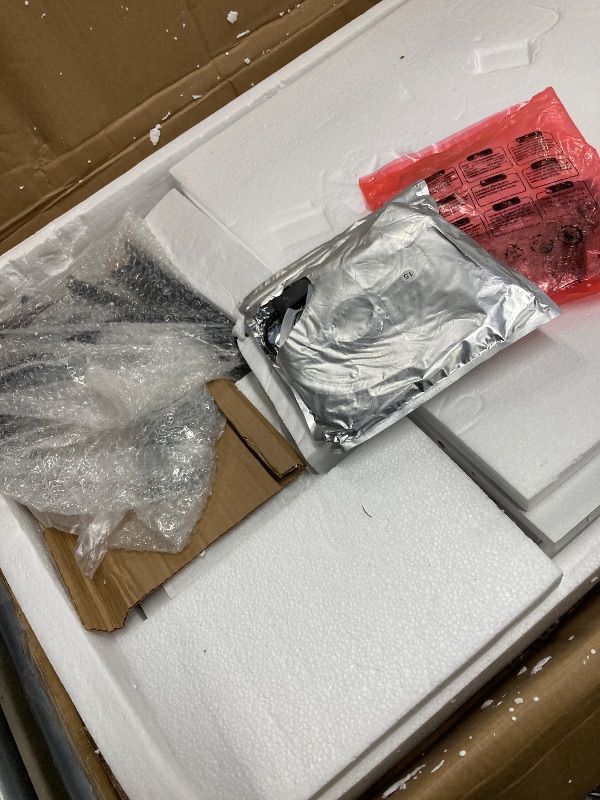 Photo 1 of *Heavy* Hommpa LED Lift Top Coffee Table with Hidden Compartment High Gloss White Coffee Tables Center Rising Cocktail Table for Living Room Accent Furniture