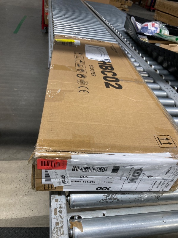 Photo 1 of *Scratched up* UPGO Kick Scooter for Teens, Kids & Adults, Max 240 lbs, Foldable, 8-Inch Wheels, 4 Adjustable Levels, Aqua/Blue
