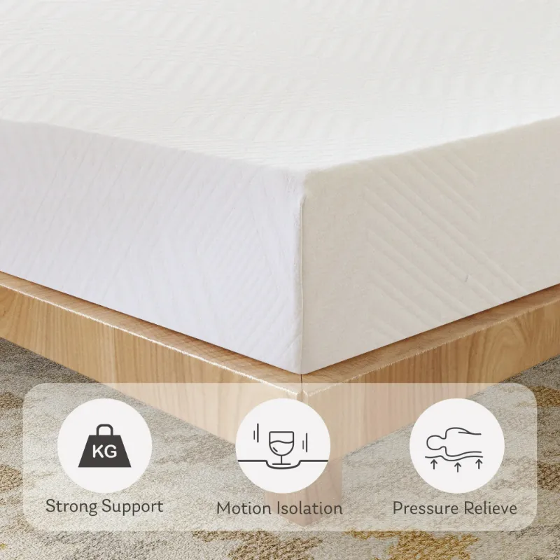 Photo 1 of *FACTORY SEALED* MLILY Ego White Twin Mattress in a Box, 6 inch Memory Foam Mattress
