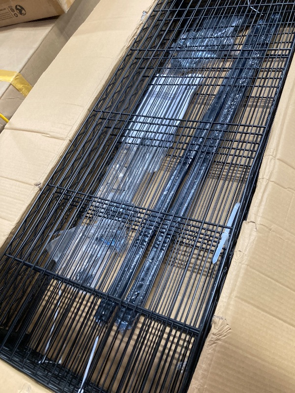 Photo 1 of *Edges are scuffed* Ktaxon 6 Tier Wire Shelving with Wheels, 46"D x 18"W x 82"H Multifunctional Storage Rack Metal Garage Shelves Organizer, Capacity for 900lbs, Black

