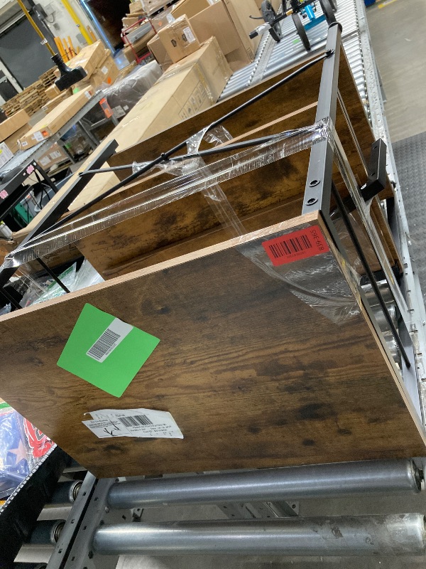 Photo 1 of *Missing a foot* Behost Kitchen Baker's Rack Storage Shelf Microwave Cart Oven Stand Coffee Bar,Rustic Brown