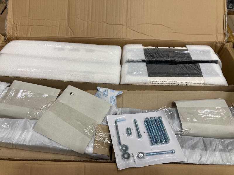 Photo 1 of *Heavy* Yaheetech Dining Chair Set of 4 Faux Leather Parson Chair Modern Kitchen Living Room Side Chair Upholstered Padded Armless Chair with Solid Wood Legs