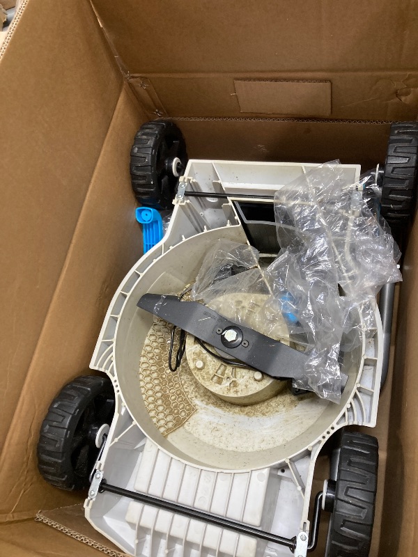 Photo 1 of *DIRTY* 40V Cordless Lawn Mower with Brushless Motor - 13 Inch Lightweight 2-in-1 Push Mower, 5 Adjustable Cutting Heights, Low Noise & 40V Lithium-Ion Battery Included, Ideal for Small Yards