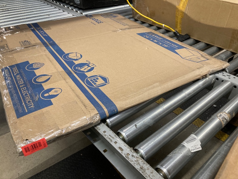 Photo 1 of *Cracked Frame/ Broken Plastic* MCS Museum Poster Frame 24x36 Medium Oak, Vertical & Horizontal Wall Hanging Large Picture Frame for Photos, Posters & Art Prints (1-Pack)