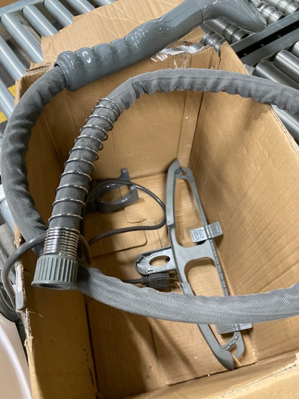 Photo 1 of ***(PARTS ONLY - SELLING AS PARTS ONLY)***
Pure Enrichment PureSteam XL Standing Fabric Steamer - Professional Wrinkle Remover Heats in 45 Seconds; 1/2-Gallon Tank for 1 Hour of Steaming; Easy-Roll Wheels, Garment Hanger, & Fabric Brush ***(BOX RIPPED/