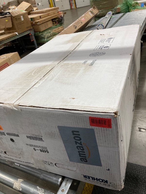Photo 1 of ***used****KOHLER K-6488-0 Whitehaven 35-1/2" Undermount Single-Bowl Farmhouse Kitchen Sink, Cast Iron, Apron- Front, White