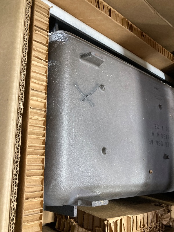 Photo 1 of ***used****KOHLER K-6488-0 Whitehaven 35-1/2" Undermount Single-Bowl Farmhouse Kitchen Sink, Cast Iron, Apron- Front, White