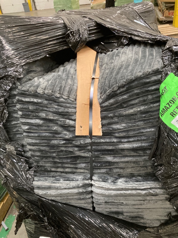 Photo 1 of ***** used + partial set ***Vesgantti 106" Boneless Couch with Chaise, Deep Seat Comfy Cloud Modular Sofa Corduroy Memory Foam Sectional Couches for Living Room Bedroom, No Assembly Required (Grey, Left-Facing Chaise)