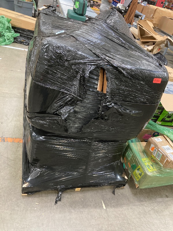 Photo 1 of ***** used + partial set ***Vesgantti 106" Boneless Couch with Chaise, Deep Seat Comfy Cloud Modular Sofa Corduroy Memory Foam Sectional Couches for Living Room Bedroom, No Assembly Required (Grey, Left-Facing Chaise)