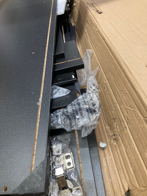 Photo 1 of *****used***LUCKLIFE 63 Inch Modern TV Stand with Drawers and Storage Drawers up to 70 Inch,Led Entertainment Center with Shelves,Black Media Console Table for Living Room Bedroom,Black