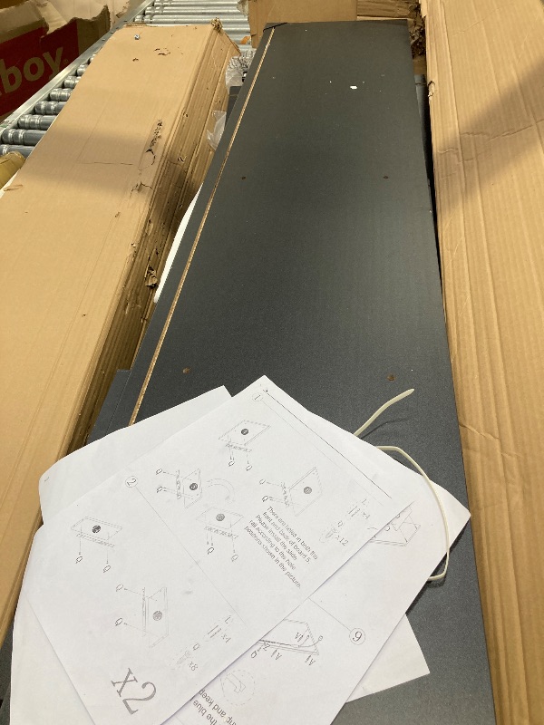 Photo 1 of *****used***LUCKLIFE 63 Inch Modern TV Stand with Drawers and Storage Drawers up to 70 Inch,Led Entertainment Center with Shelves,Black Media Console Table for Living Room Bedroom,Black