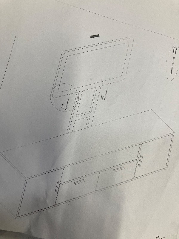 Photo 1 of *****used***LUCKLIFE 63 Inch Modern TV Stand with Drawers and Storage Drawers up to 70 Inch,Led Entertainment Center with Shelves,Black Media Console Table for Living Room Bedroom,Black