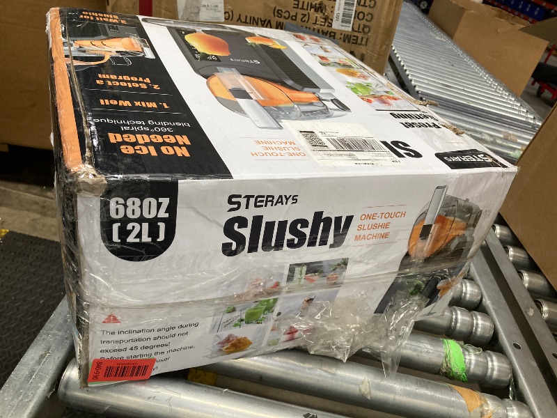 Photo 1 of  ***(PARTS ONLY -SELLING AS IS -PARTS ONLY-STATES NOT GETTING COLD ENOUGH)*** Slushie Machine,Slushy Machine for Home,6 Pre-Set Programs, Auto Clean Function,No Ice Needed, Commercial Frozen Drink Machine for Milkshake,Frappe,Margarita,Cold Drink,Slush an