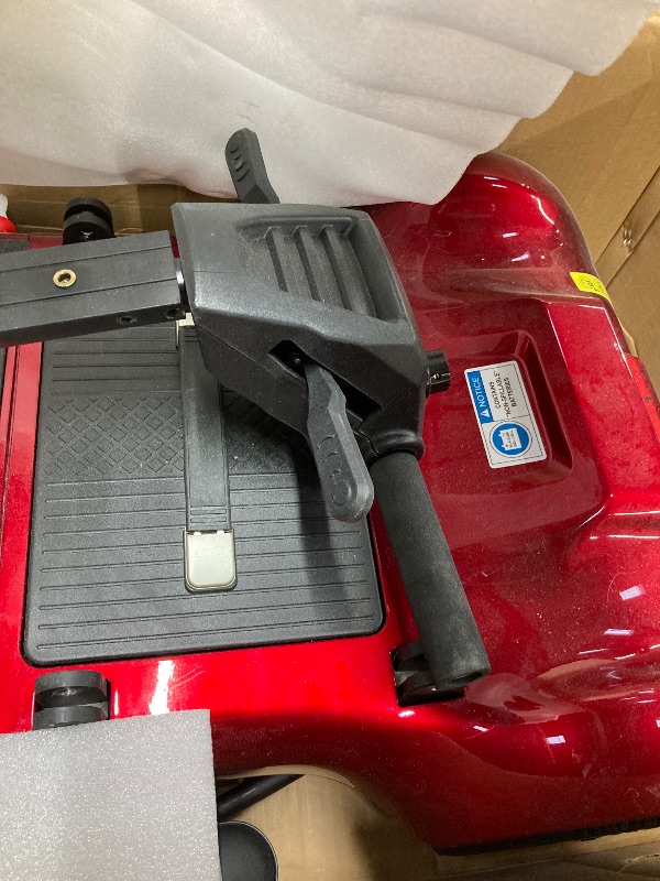 Photo 1 of ***MISSING PARTS*****SACVON Ultra Lightweight Mobility Scooter for Seniors,43Lbs Aluminum Electric Wheelchair,Lithium Battery,Suitable for Travel,Red
