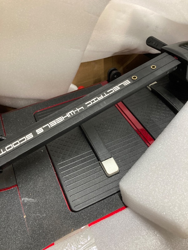 Photo 1 of ***MISSING PARTS*****SACVON Ultra Lightweight Mobility Scooter for Seniors,43Lbs Aluminum Electric Wheelchair,Lithium Battery,Suitable for Travel,Red
