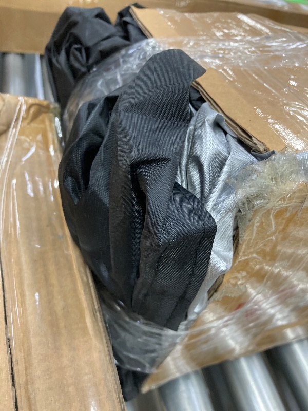 Photo 1 of ***used******Ktaxon 10x10 Ez Pop up Canopy Tent Outdoor Sun Shade Shelter Outdoor Gazebo One Push Setup with Sidewalls 1 Roller Bag 4 Sandbags UPF50+ - Black
