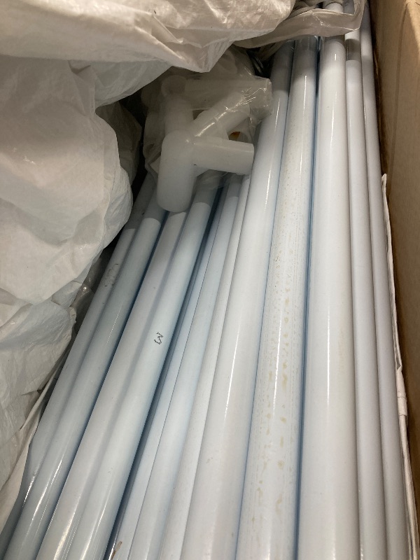 Photo 1 of ***USED******10 Ft. X 20 Ft. White Canopy Tent Wedding Party Tent with 4 Side Walls Carry Bag
